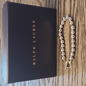 Silver bead bracelet